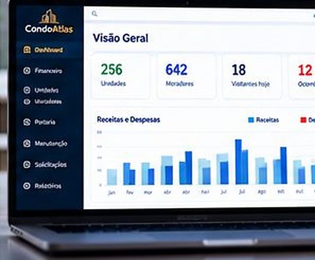 Relatórios financeiros do condomínio